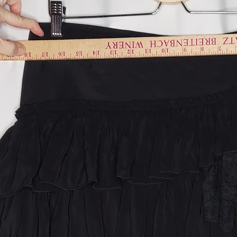 Zara Black Asymmetrical Skirt - Picture 6 of 8